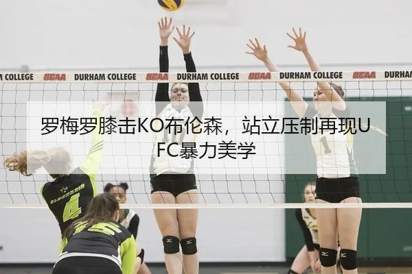 罗梅罗膝击KO布伦森，站立压制再现UFC暴力美学